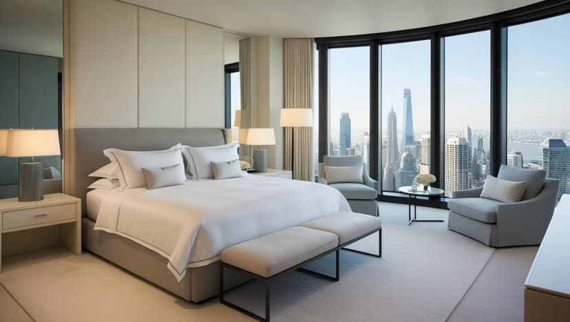 Modern hotel suite